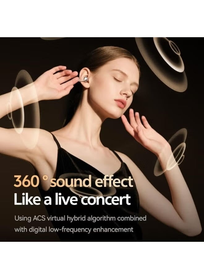 NexusTek 【2026 Pro Version】​ AI Translator Earbuds | Real-Time 144 Language Translation | Lossless Noise Cancellation​ | Bluetooth 5.49 | Long-Lasting Battery | True Wireless Open Ear Clip | Classic Black for iOS/Android - Image 5